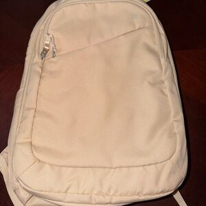 Elegant Beige Backpack for Travel/school/work